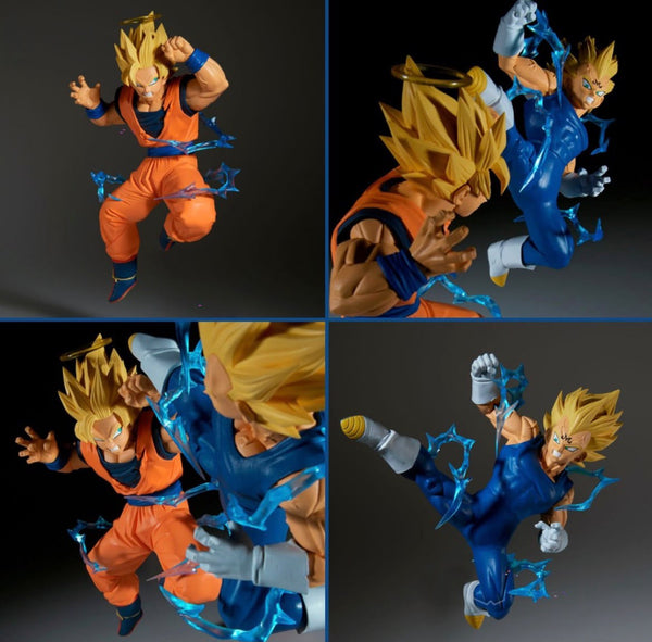 Goku SSJ2 vs Majin Vegeta – Match Makers by Bandai (Set of 2)