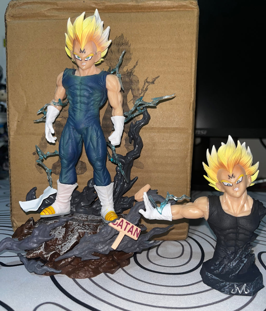 Majin Vegeta – Statue & Bust Set